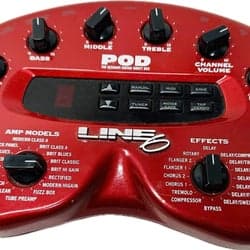 Line 6 POD The Ultimate Guitar Direct Box multi-effect amplifier simulation
