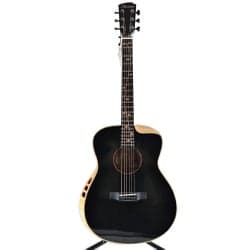 Hartwood Sonata-FX Jumbo Electro-Acoustic Guitar, Black - SKADAD