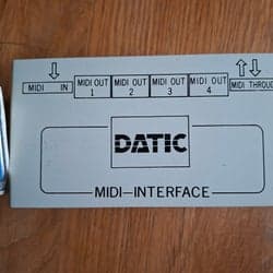 Datic MIDI-interface (PC, Amiga, mfl.)