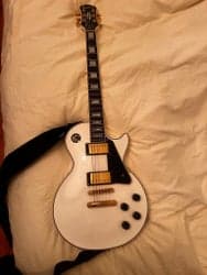 Epiphone Les Paul Custom whitegold