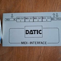 Datic MIDI-interface (PC, Amiga, mfl.)