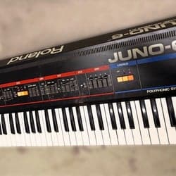 Roland Juno-6 Analog Synthesizer JU-6 – Testad & Fungerande – Vintage Synth