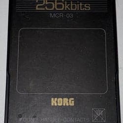 Korg MCR-03 Minneskort RAM 256kbits