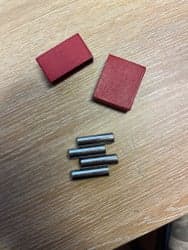 vintage metal 4-tube pitch pipe