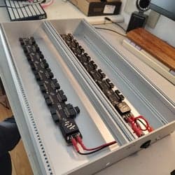 ALM Eurorack Modular Synthesizer Case med strømforsyning