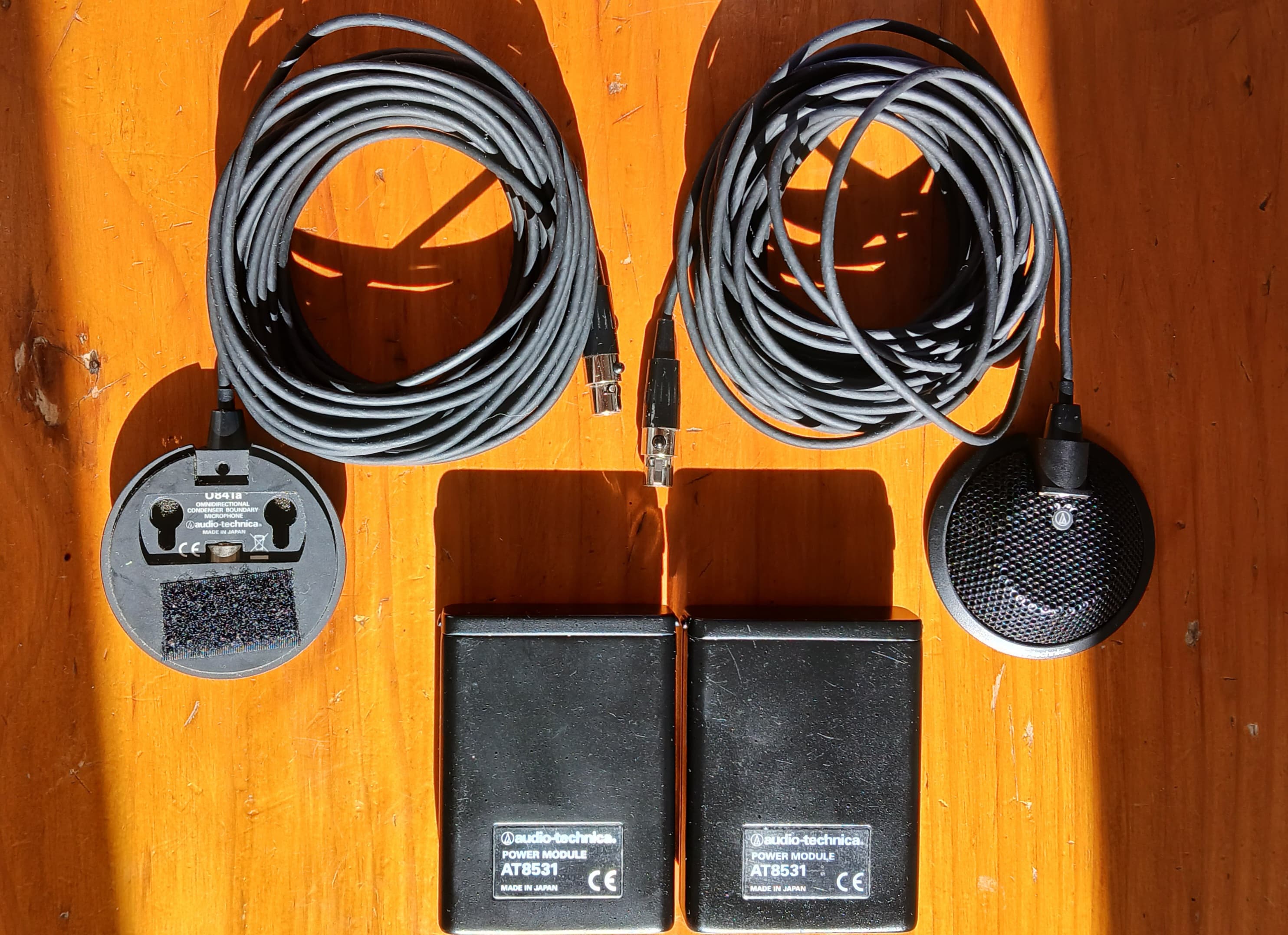 Vends paire de Micros de surface Audio Technica U841a