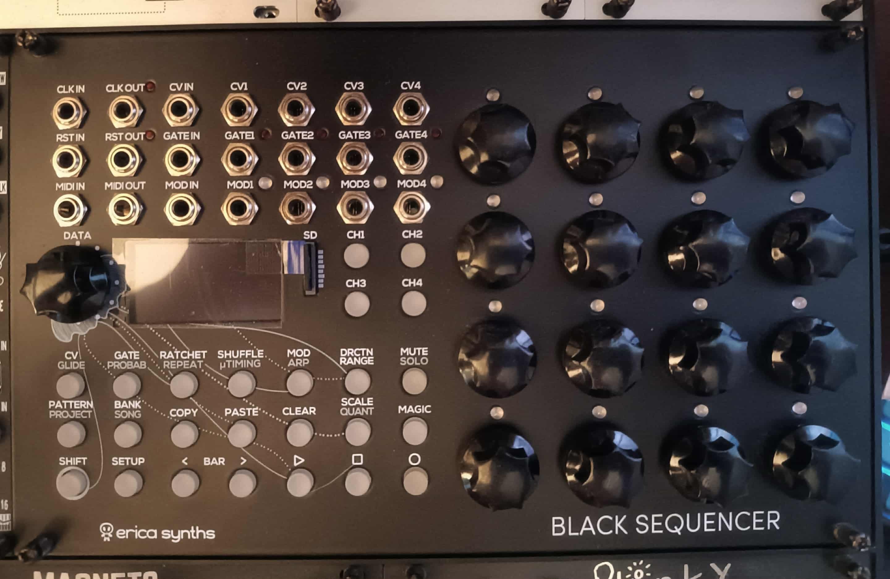 Vends Erica Synths Black Sequencer