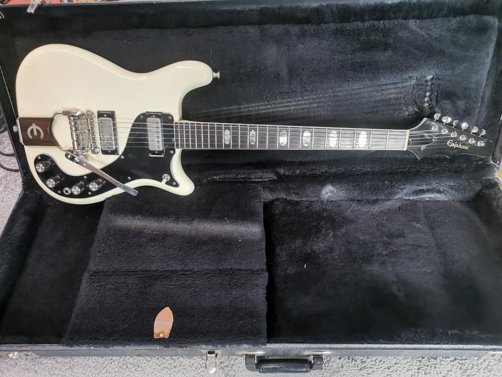 EPIPHONE CRESTWOOD CUSTOM 1964 Ultra rare POLARIS WHITE
