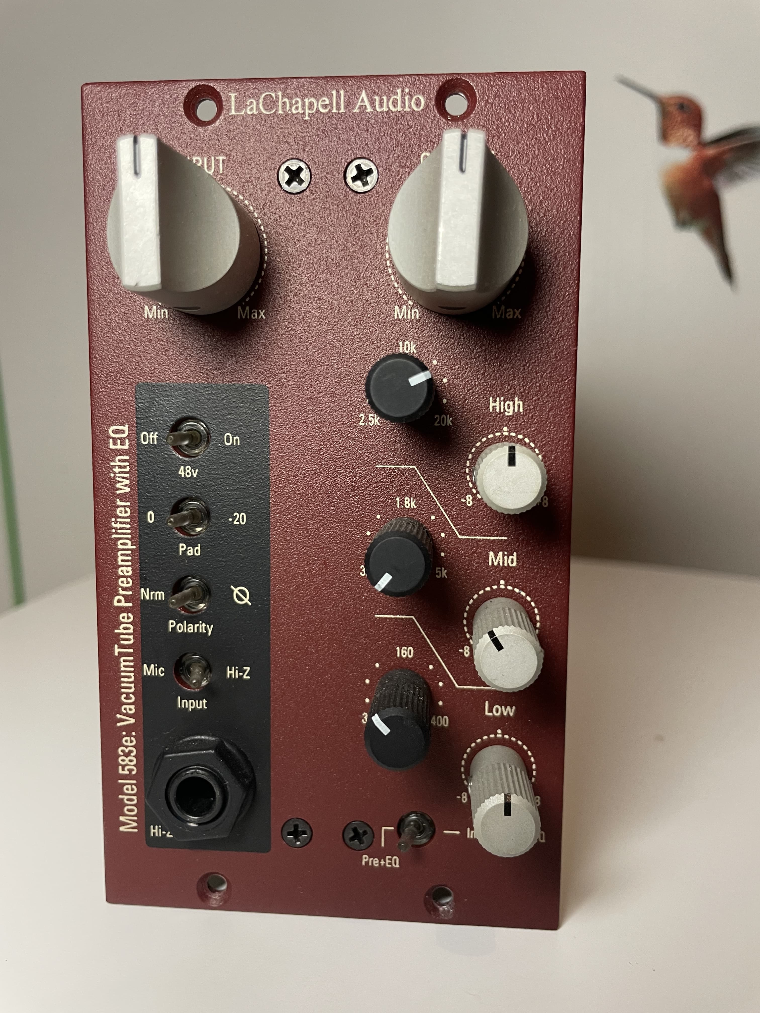 Lachapell audio 583e 500 Series Vacuum Tube Preamplifier with EQ