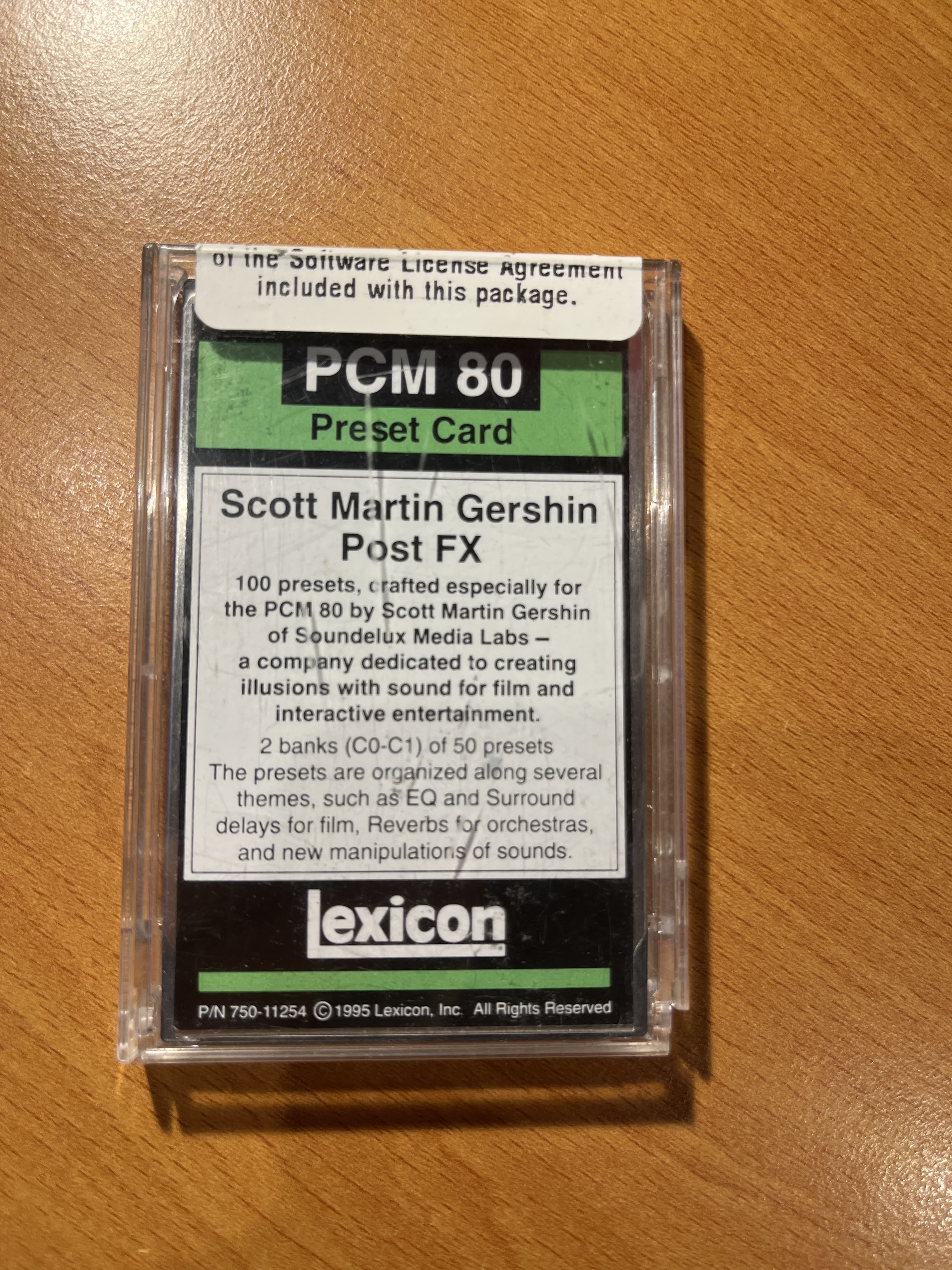 Preset Card Scott Martin