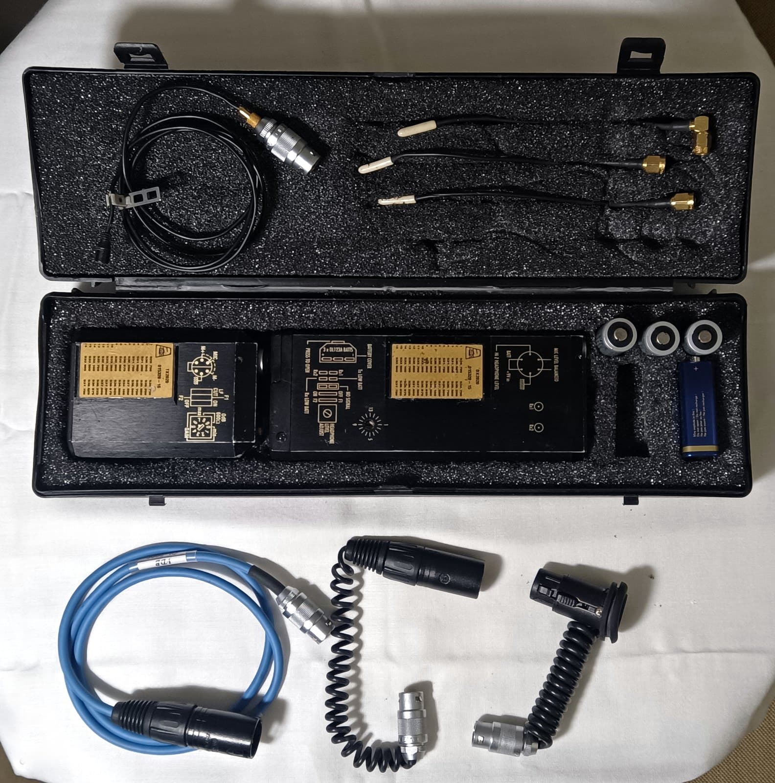 Vends kit Micro HF Audio Limited RMS 2020 RX/DX + TRAM TR-50 & SENNHEISER MKE 2