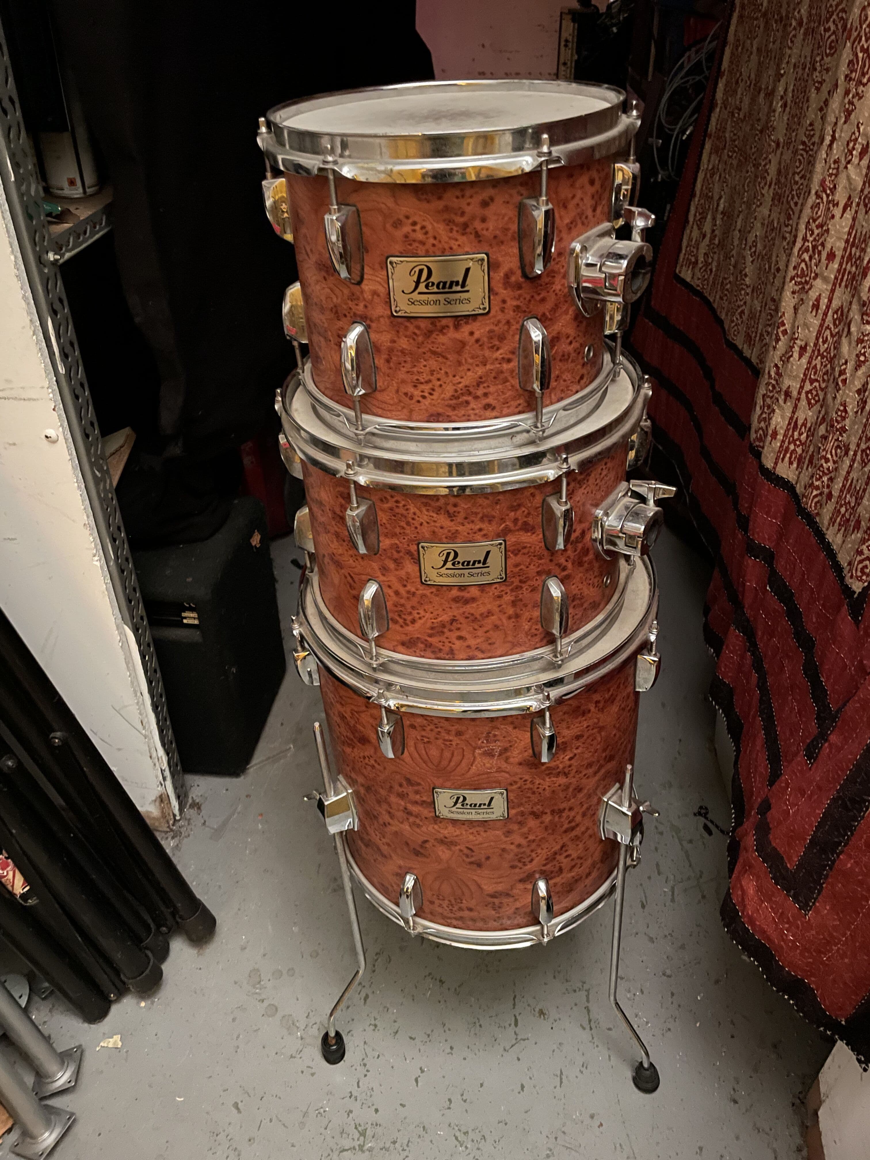 Vends TOM 12´´/14´´ Pearl Session Series 90's.