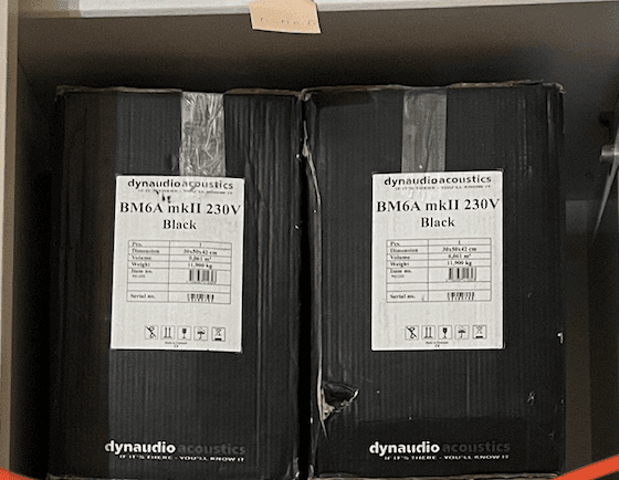 Paire Dynaudio BM6A MkII – Parfait état (avec cartons d’origine)
