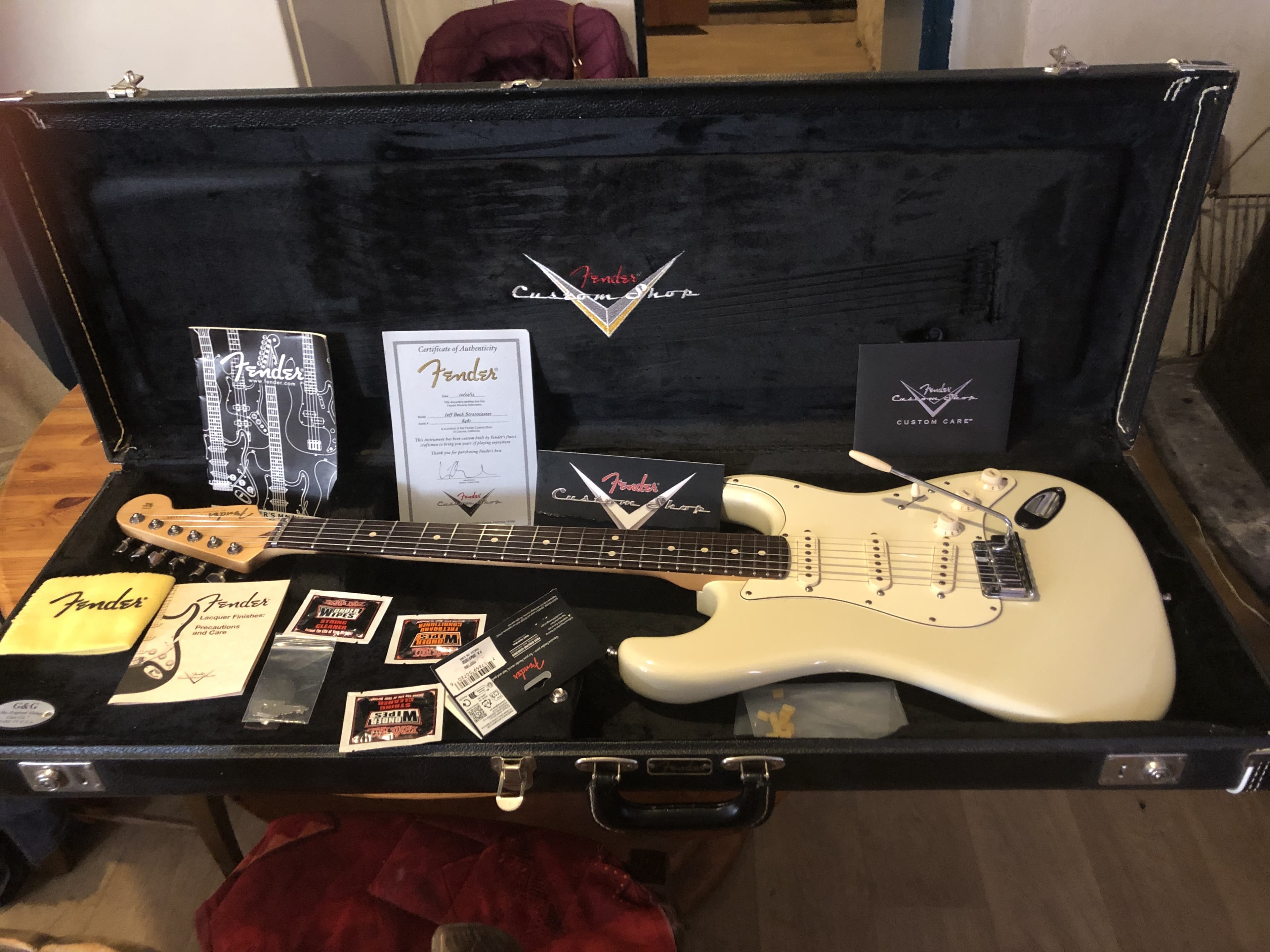 vend Custom Shop stratocaster Jeff Beck