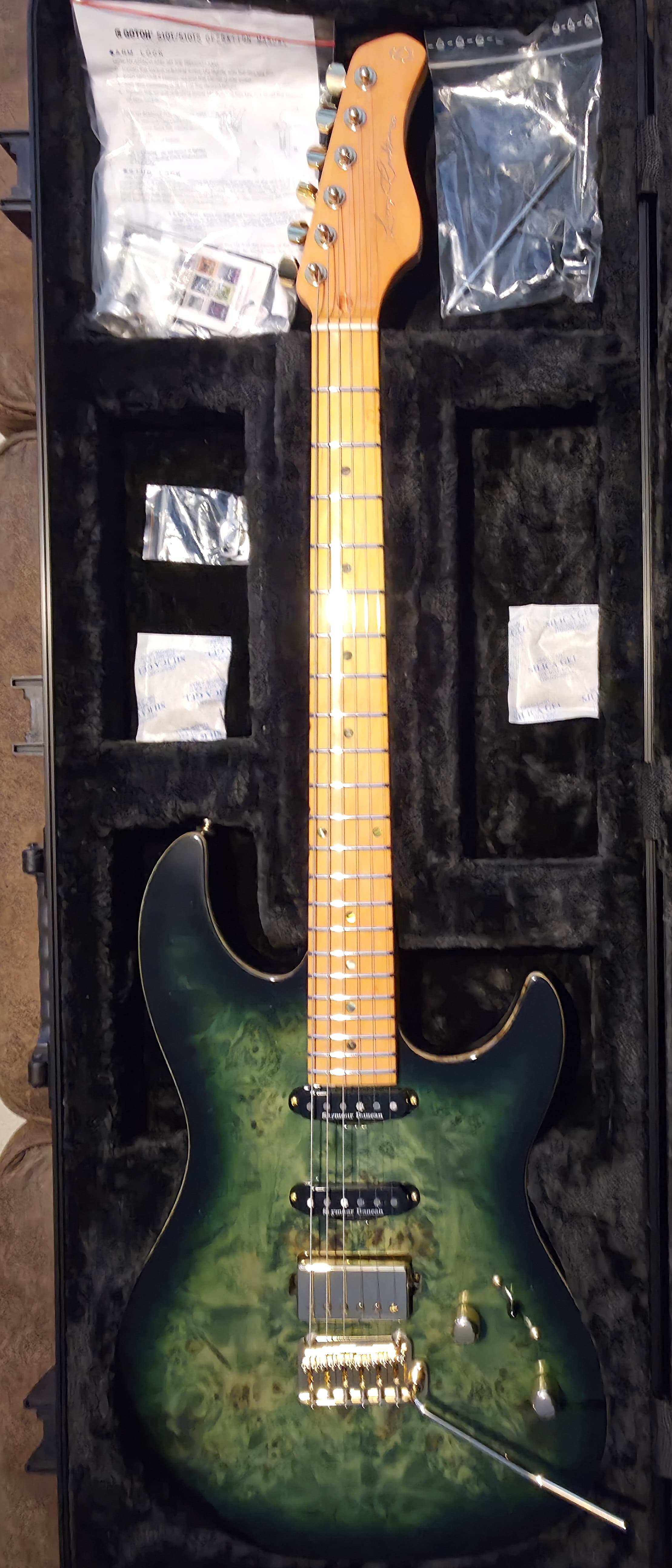 Sire Larry Carlton S10 HSS Transparent Green
