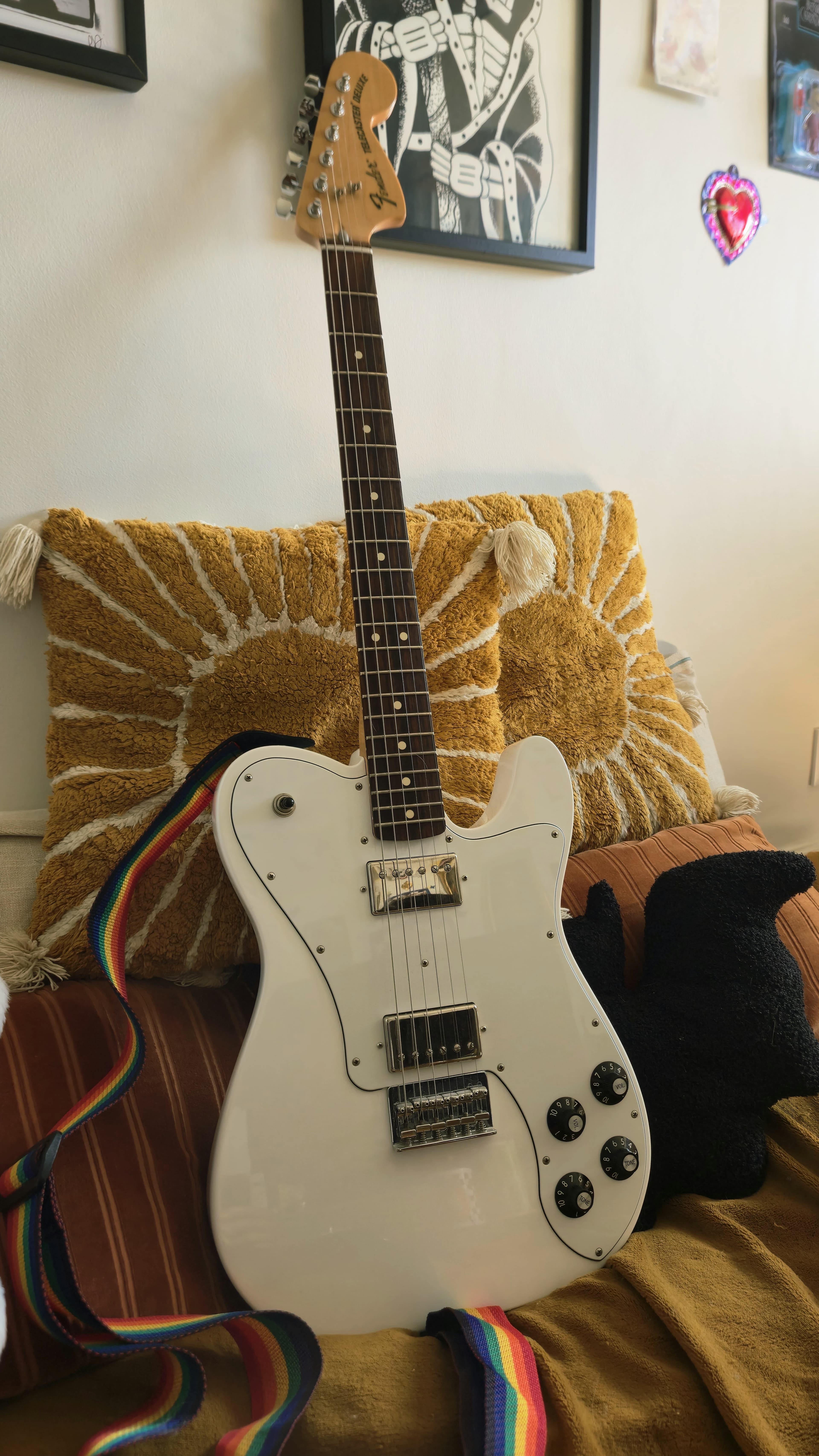 Fender Telecaster Chris Shiflett Deluxe (Arctic White) + Flycase