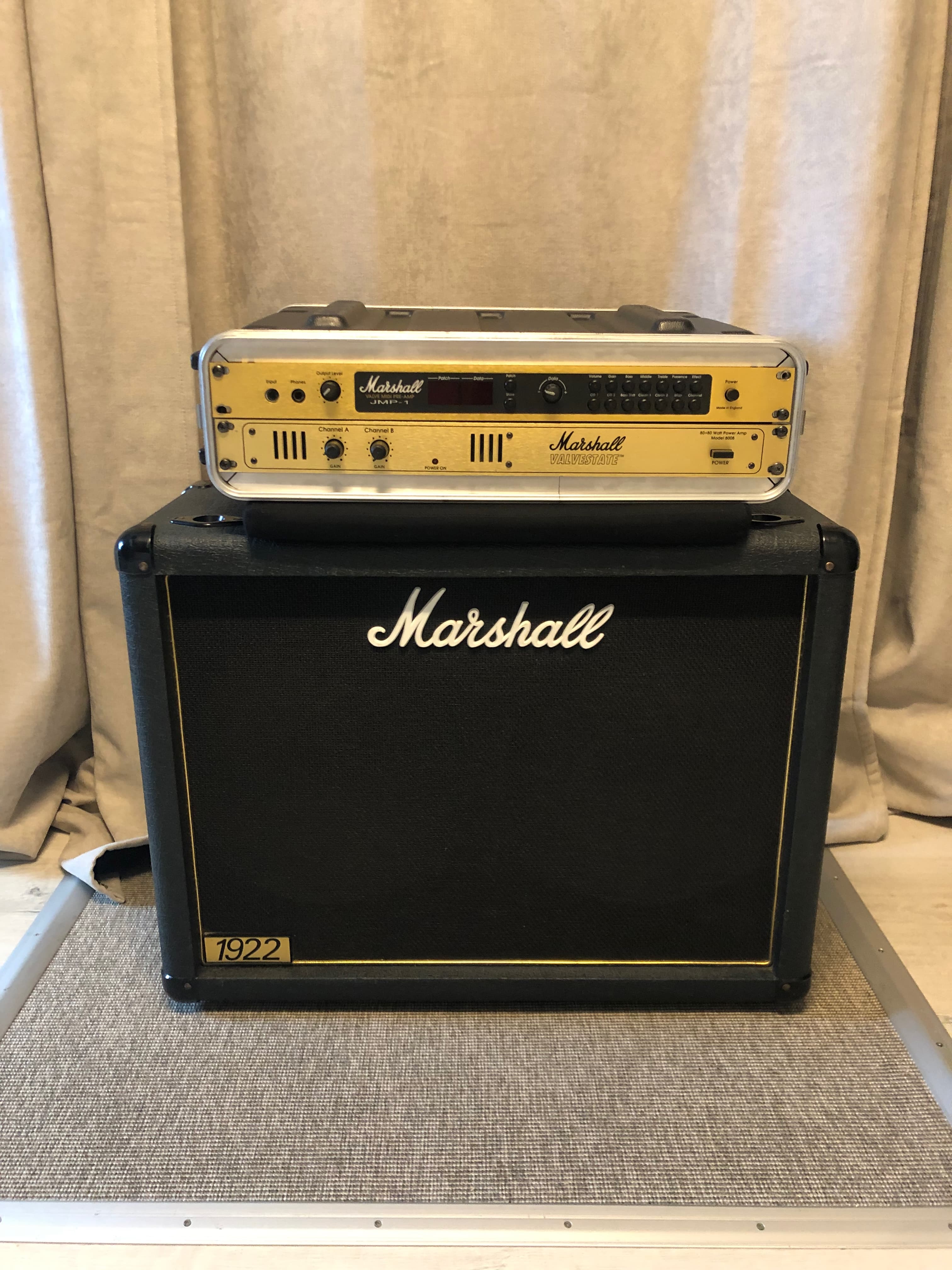 Marshall JMP1+ampli Marshall valvestate 8008+Baffle Marshall 1922