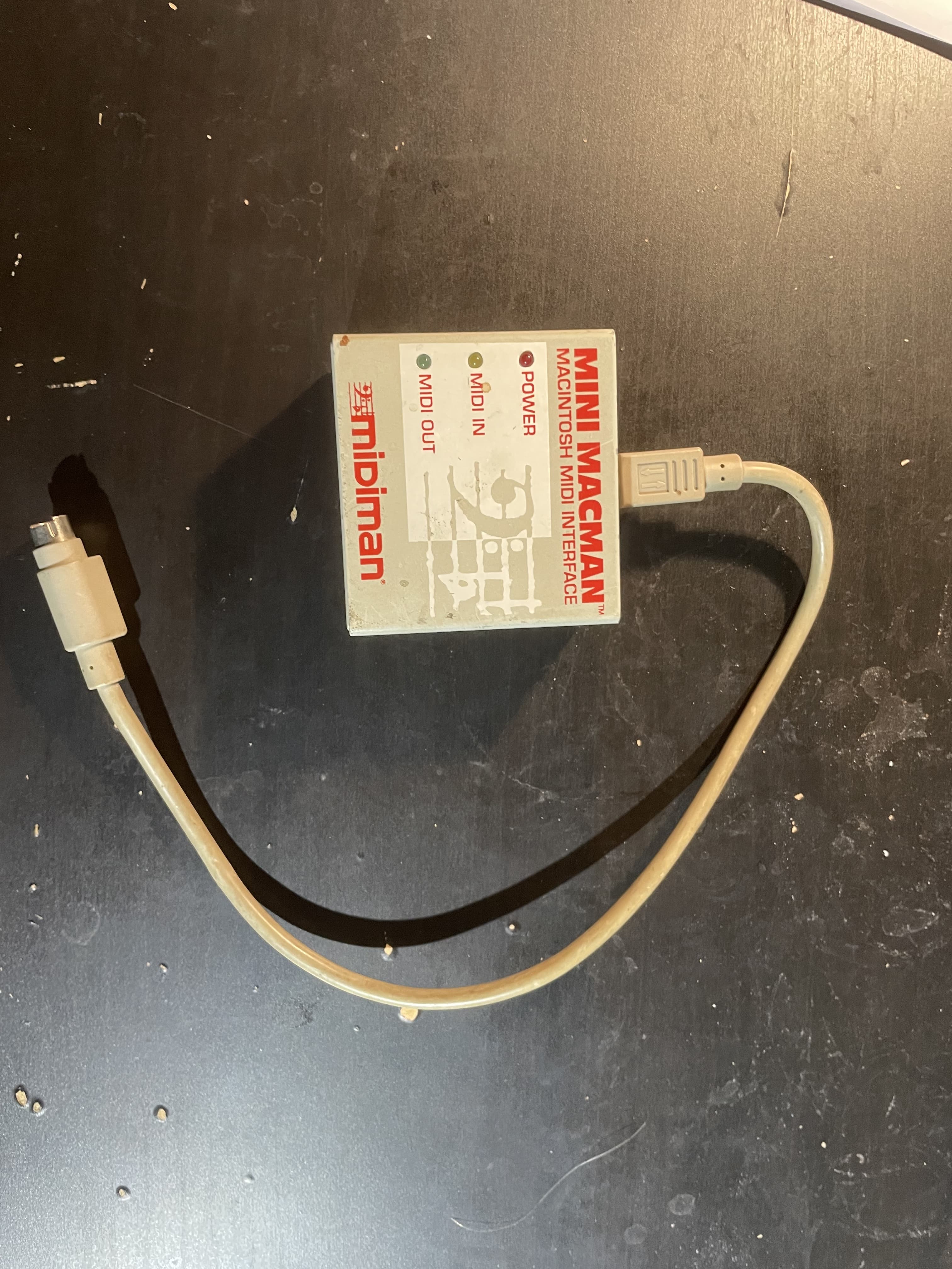 Vends Mini Macman Macintosh MIDI Interface