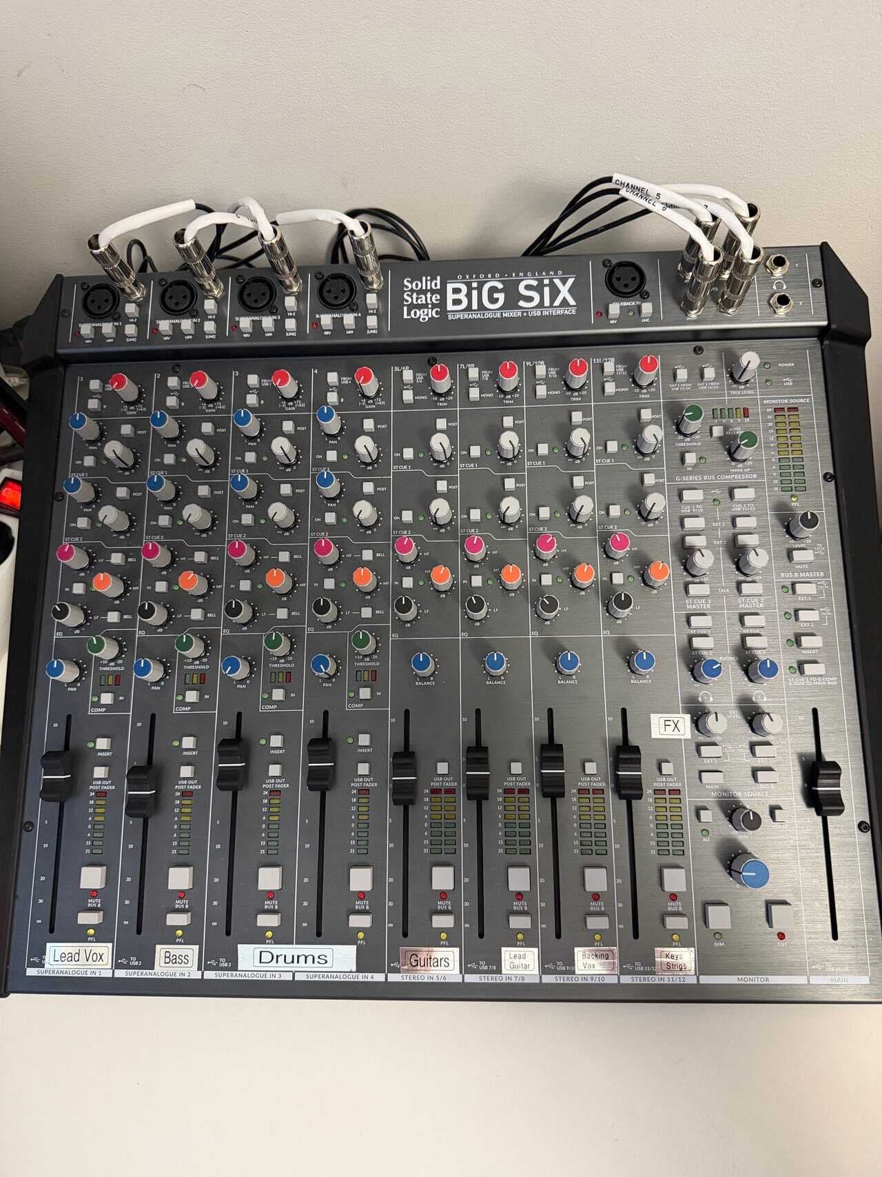 Console de Bureau SSL BiG SiX & Interface USB 16 Canaux – État Impeccable