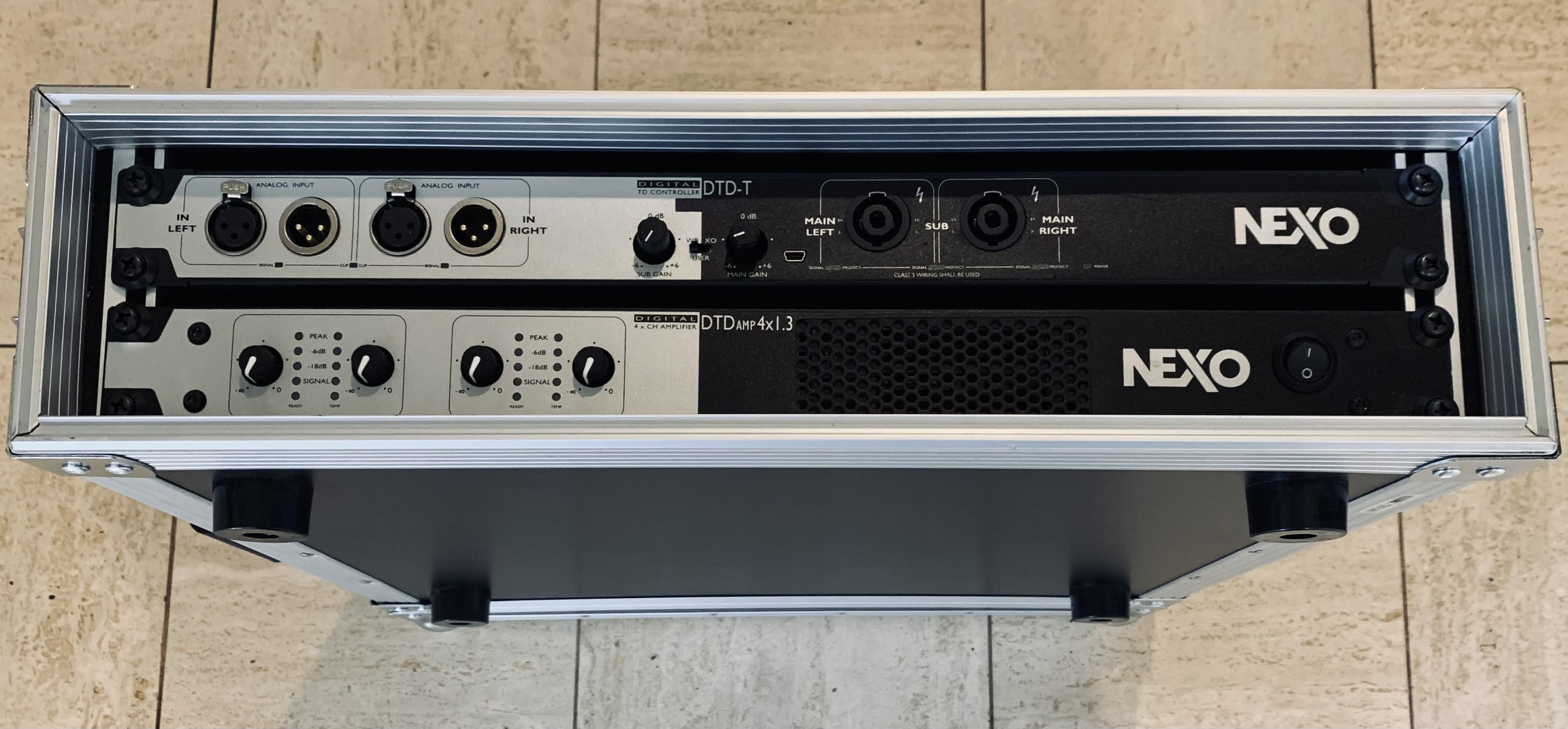 Ampli Nexo DTD AMP 4x1.3 et DTD-TN état neuf