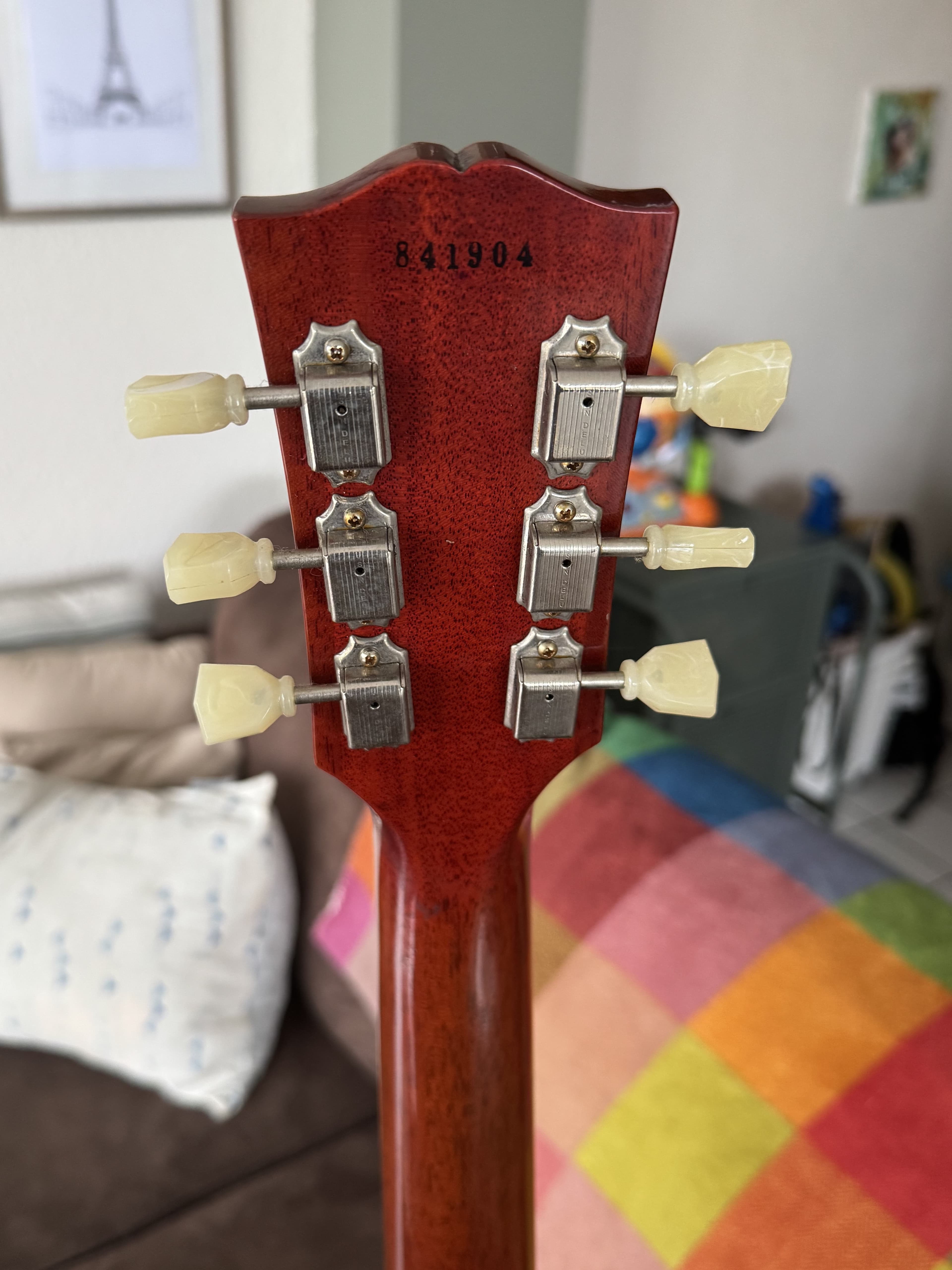 Vends guitare Gibson Custom Shop 1958 Les Paul Standard Reissue VOS – Iced Tea Burst