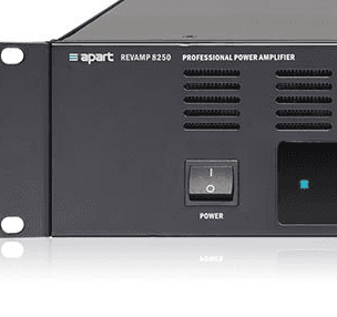 Ampli Apart REvamp 8250 – 8 × 250 W, bridgeable – Idéal bars, restos & home cinéma