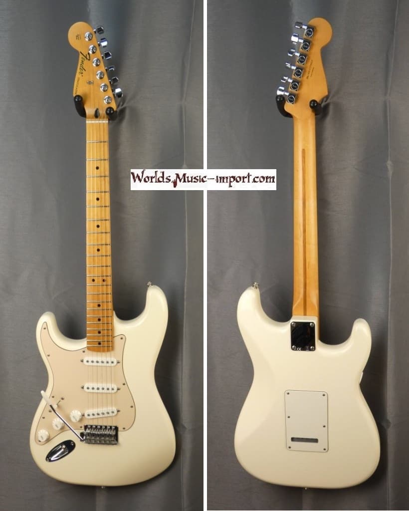 FENDER Stratocaster Standard OWT LH gaucher 2012