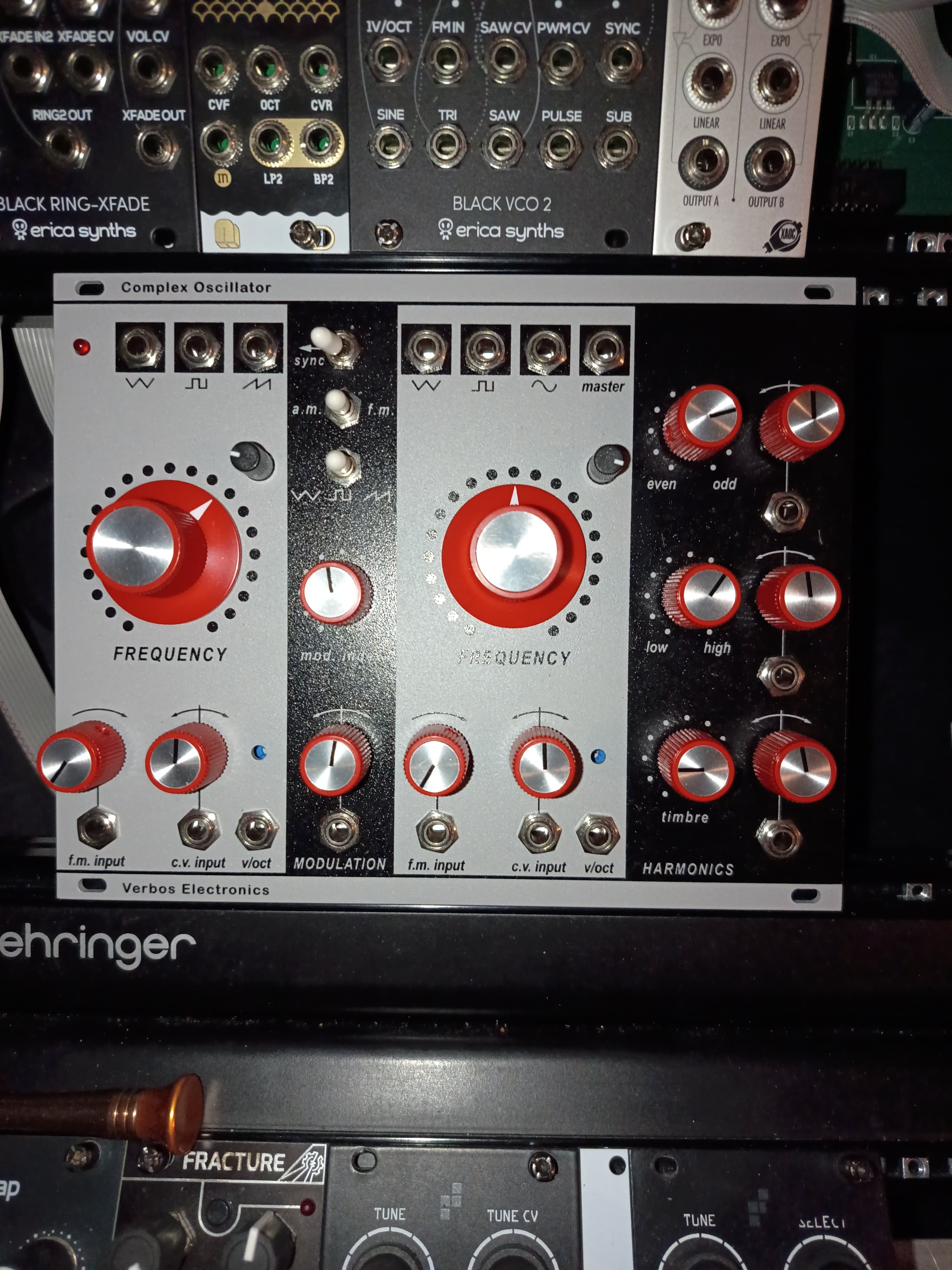 Vends modules eurorack Verbos electronics Complex oscillator