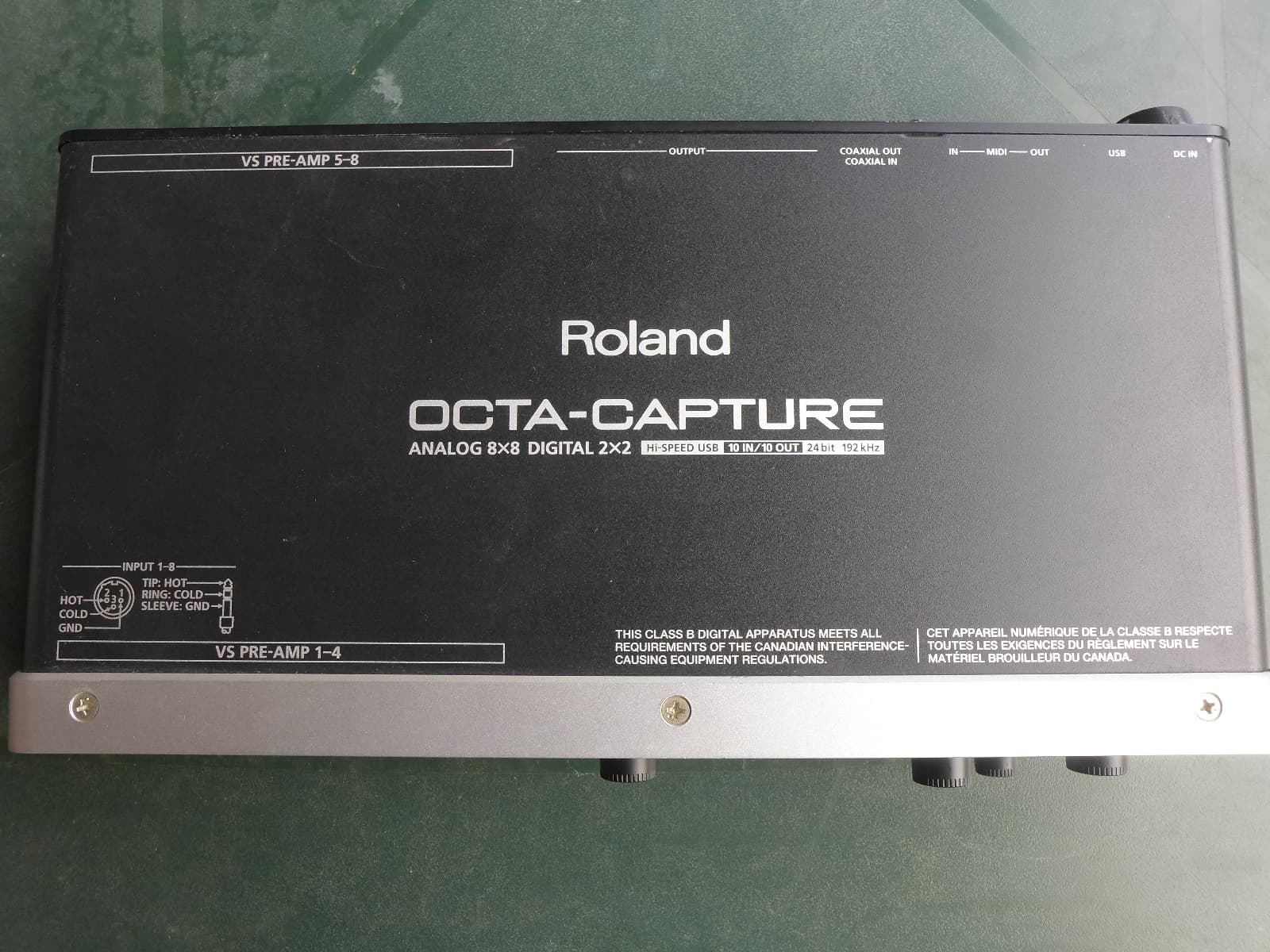 Vends carte son Roland Octa capture