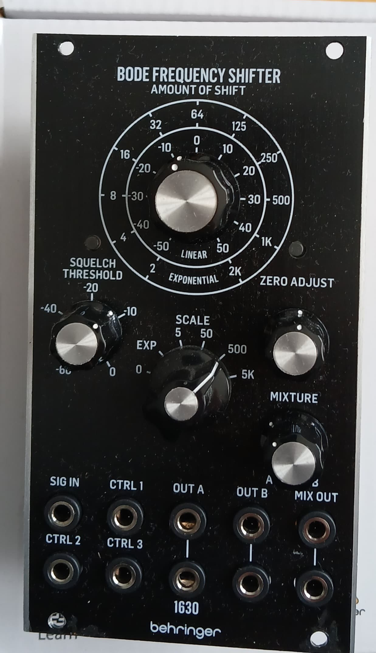 Bode freq shifter 1630 behringer