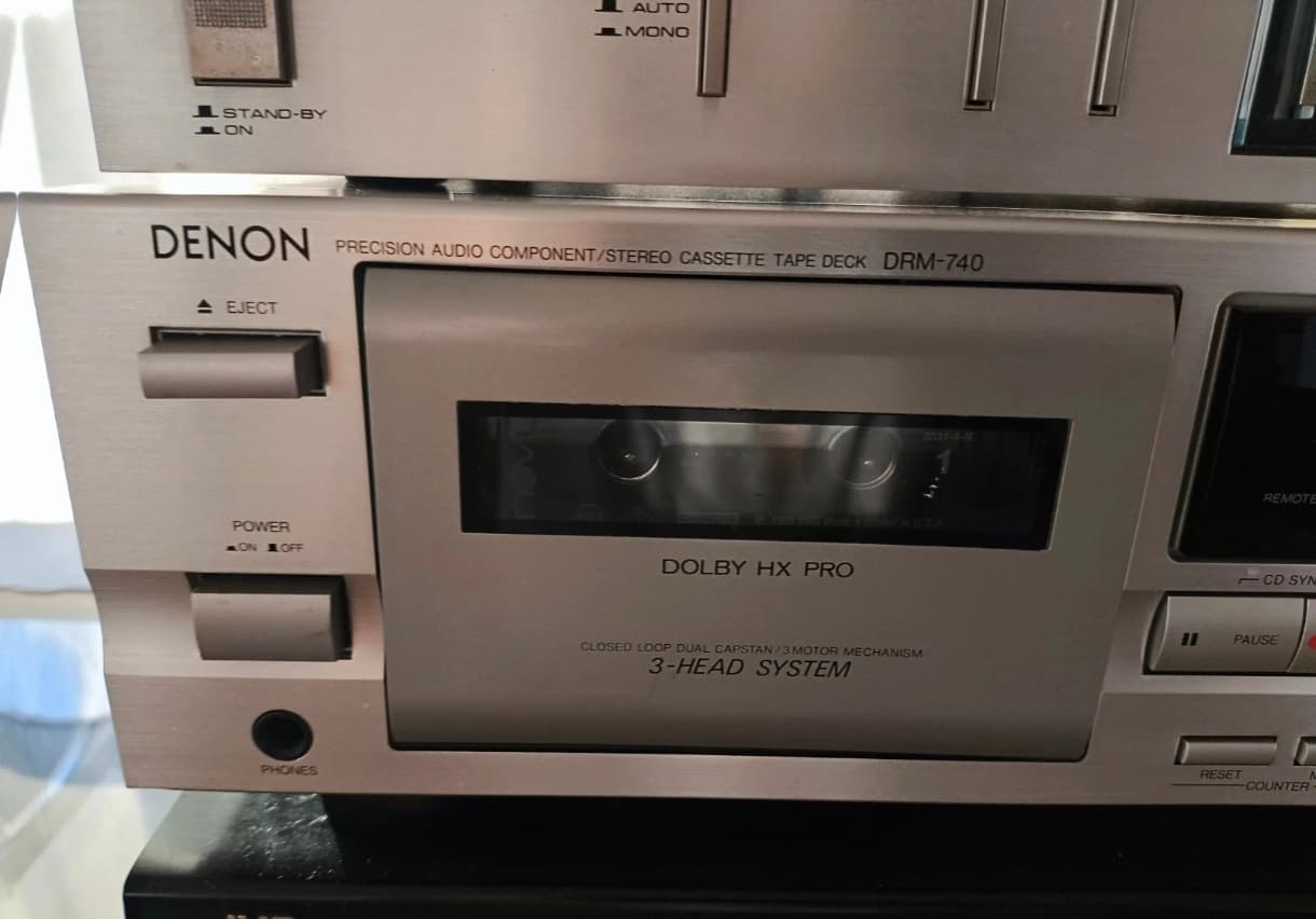 Lecteur / enregistreur cassettes Denon DRM 740 - Stereo Cassette Deck
