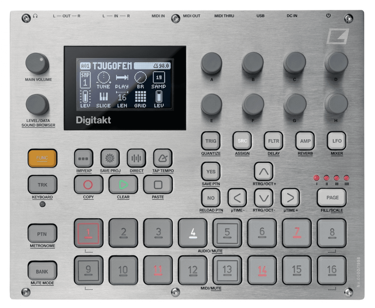 Vends Elektron Digitakt E25 Remix Edition