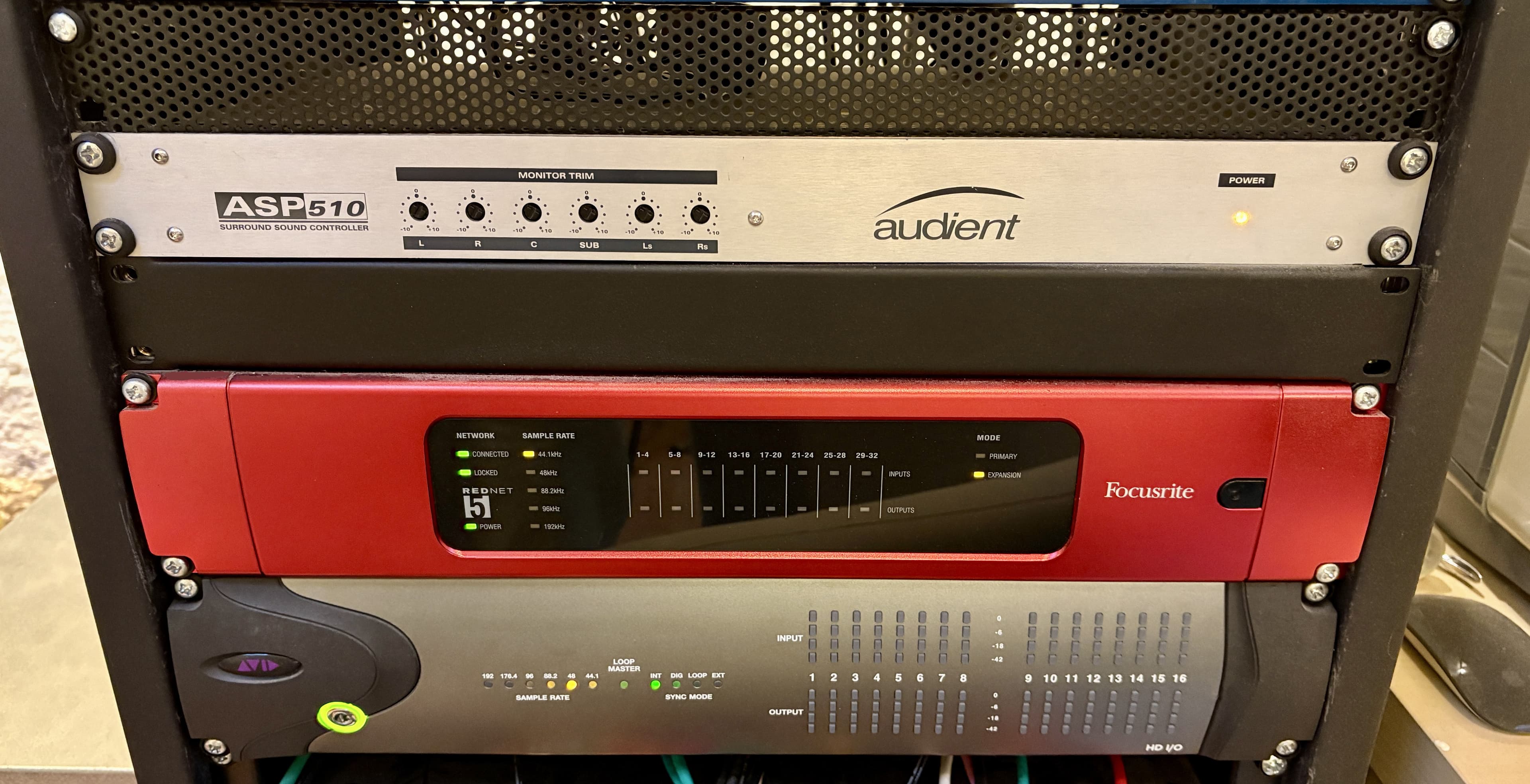 vds Avid HD I/O 16 entrées - 8 sorties (analogiques)