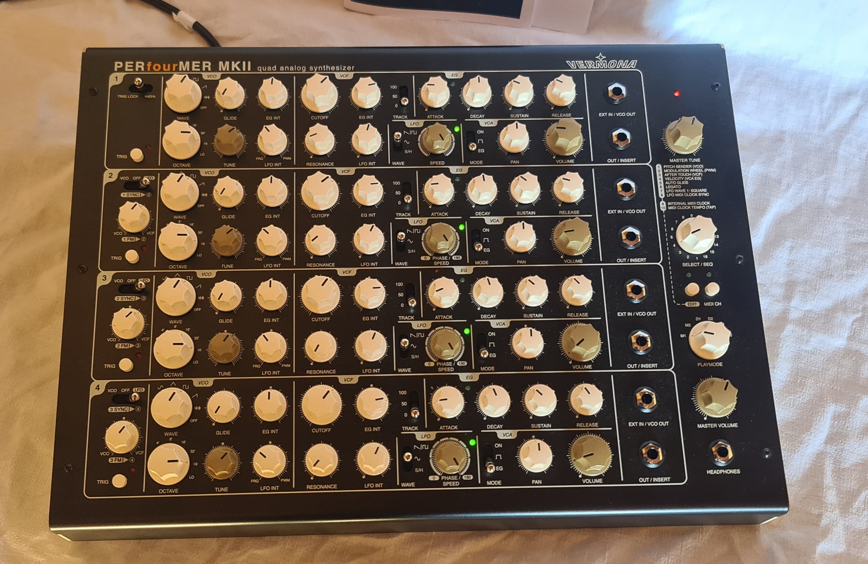 Vends Vermona perfourmer mkII