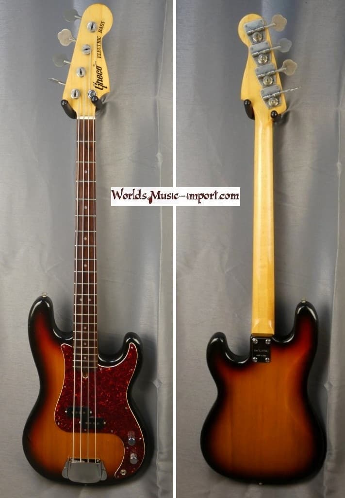 GRECO Precision Bass PB-420S sunburst 1974 japon import