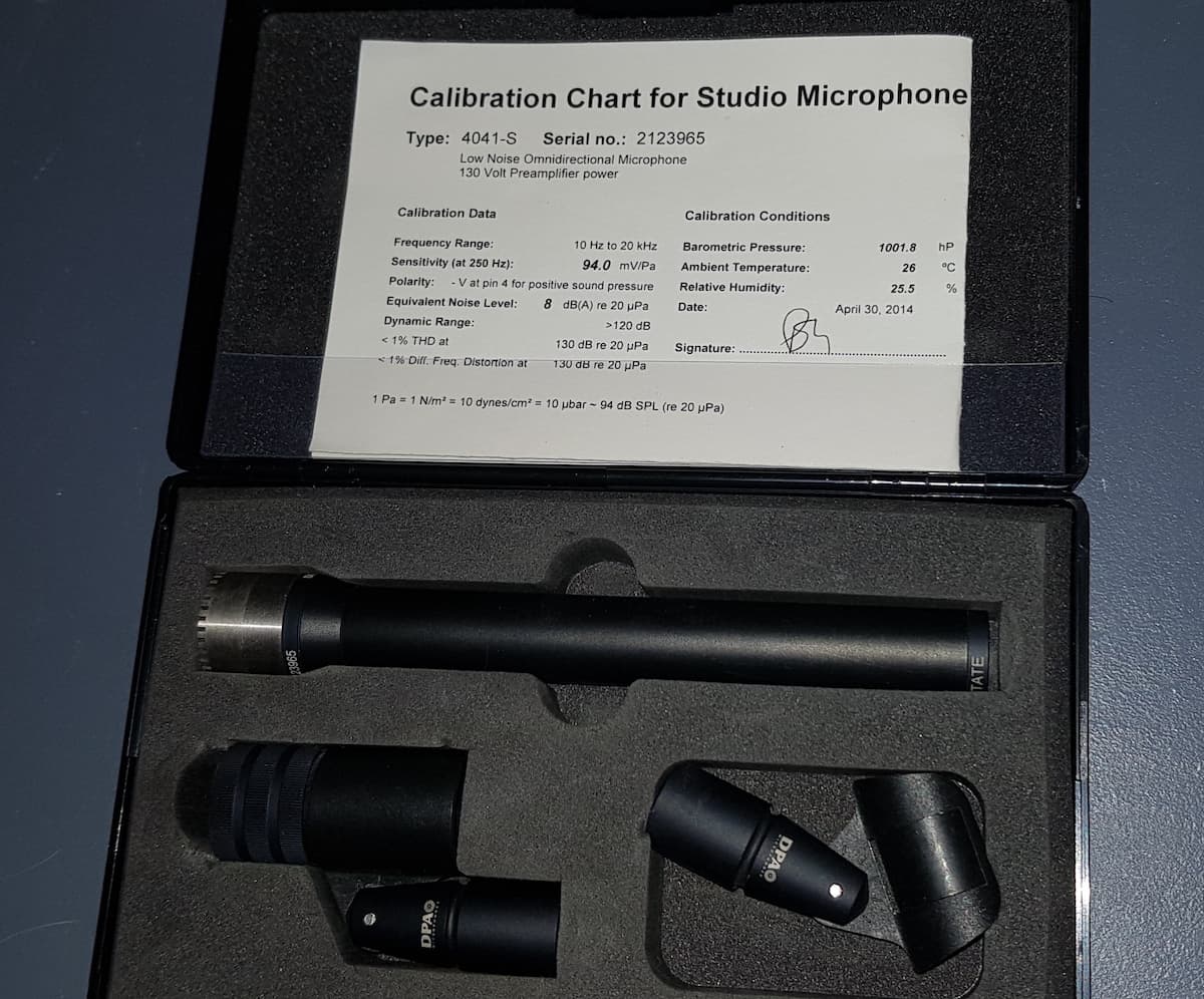 DPA 4041-S – Microphone haut de gamme 130 V – Câble inclus