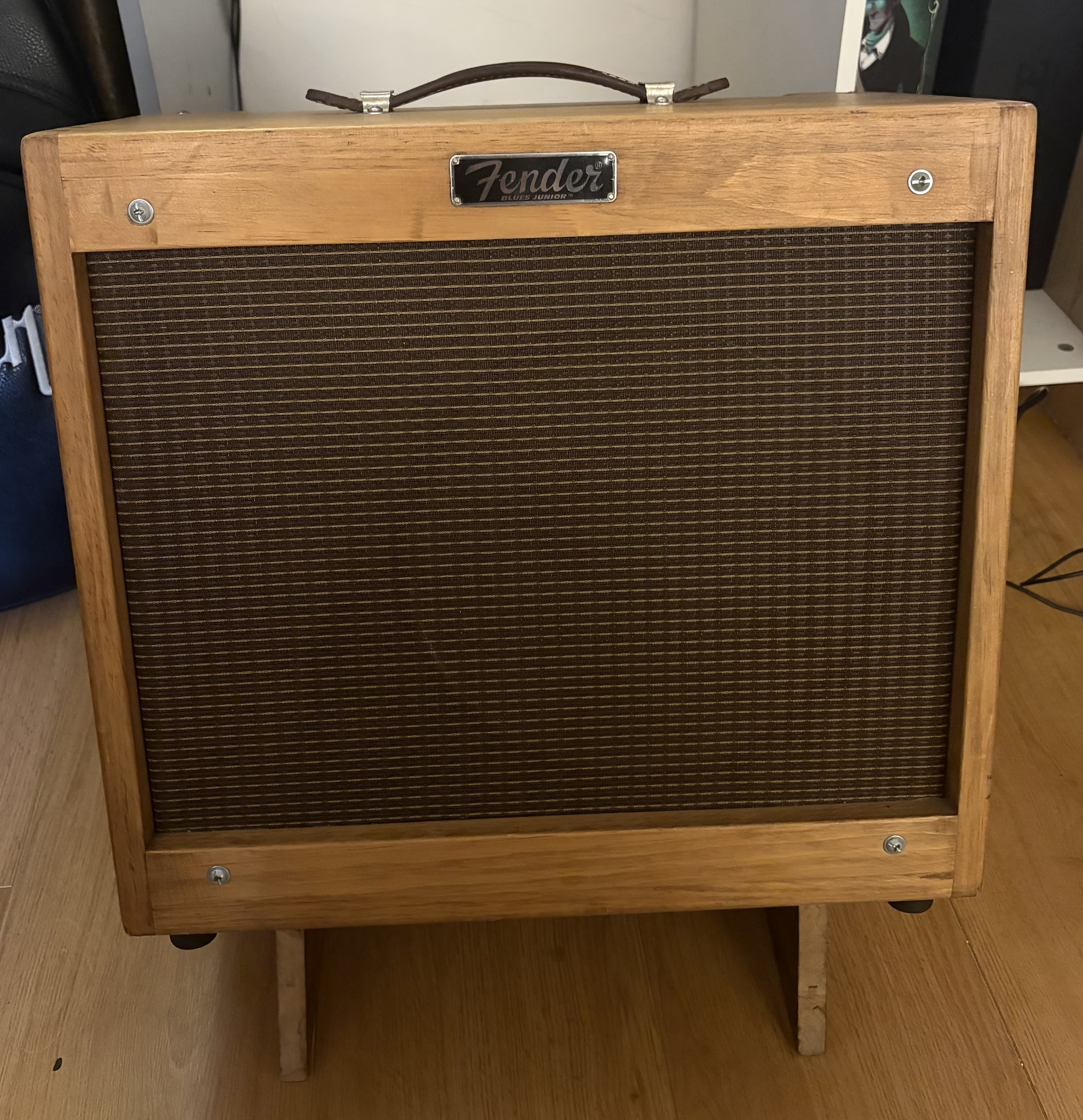 Vends fender blues junior blue eagle modifié.
