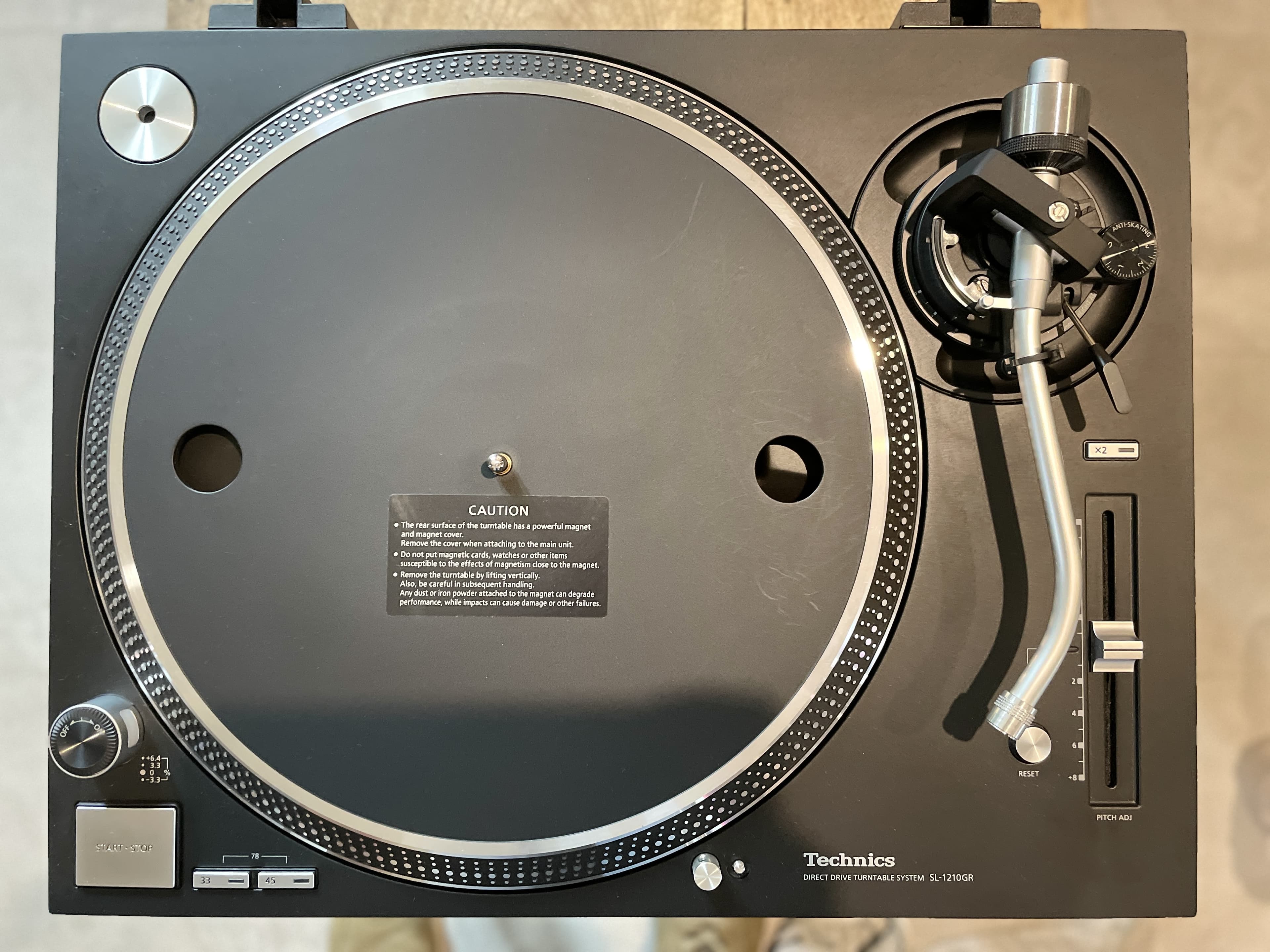 Vends paire de platines Technics SL-1210 GR