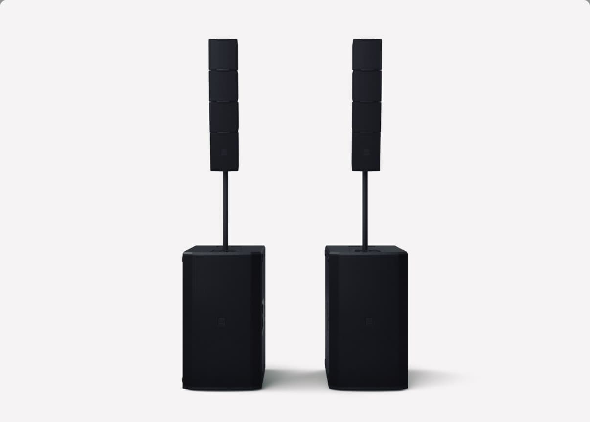 Line array Maila S complet plus flycases housses et planches à roulettes