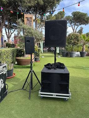 Sistema Nexo P+ con Flightcase