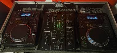 Consolle Pioneer CDJ-350 (Coppia) + Mixer DJM-350 + Flight Case