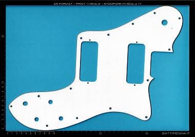 Battipenna.it Battipenna Telecustom P90 Bianco 3ply