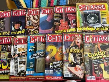 Rivista Chitarre 12 annate quasi complete (manca solo un numero)