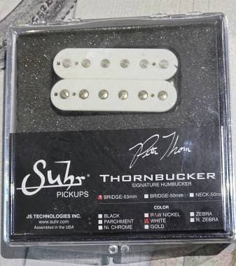 Suhr Guitars Thornbucker bridge F-spaced (53 mm) bianco