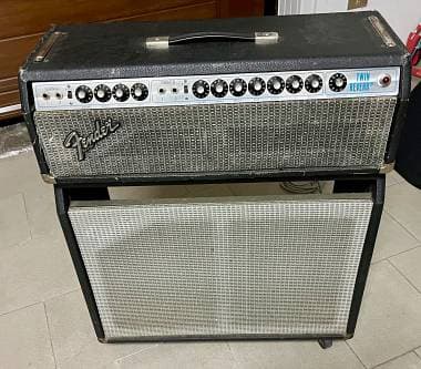 Fender Twin reverb silverface anni 70- testata