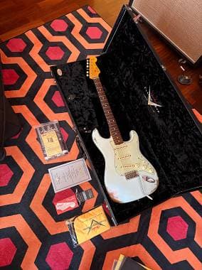 Fender Stratocaster Custom Shop 61 Relic Wildwood 10 - Sonic Blue