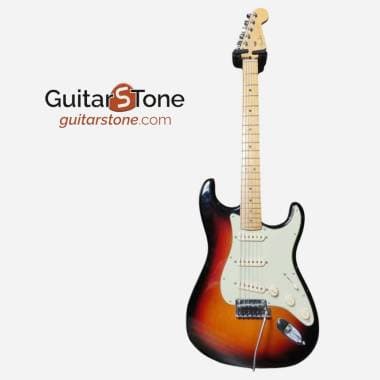 Fender American Deluxe Stratocaster 2014 3-Color Sunburst Made in USA Electric Guitar