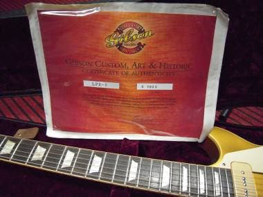 Gibson Custom Shop Les Paul gold top reissue '56 del 2007
