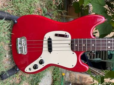 1975 Fender Musicmaster Bass - Dakota Red - OHSC