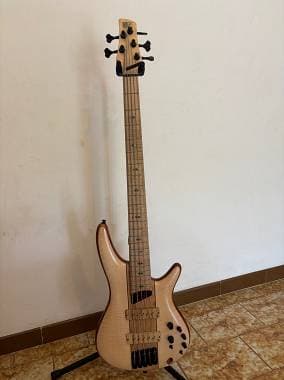 Ibanez Premium SR5FMDX2 basso 5 corde naturale